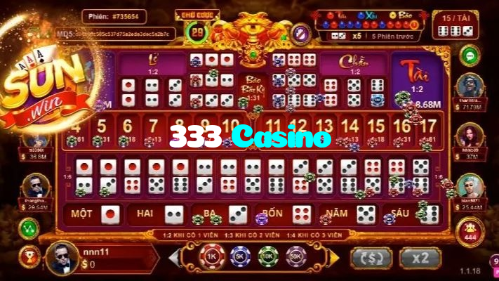 333 Casino casino presented on mobile device in Pakistan with slots and live games